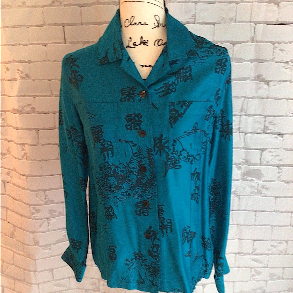 Chico’s sz 0 silk blouse